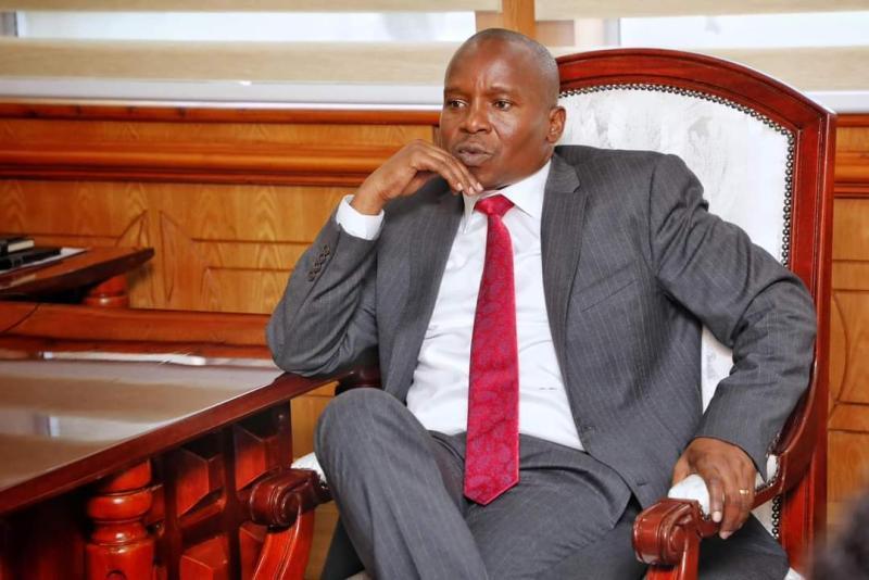 File image of CS Kithure Kindiki.
